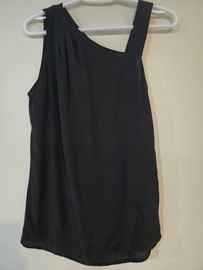 Black Women's Top MM Couture By Miss Me Size M 100% Silk